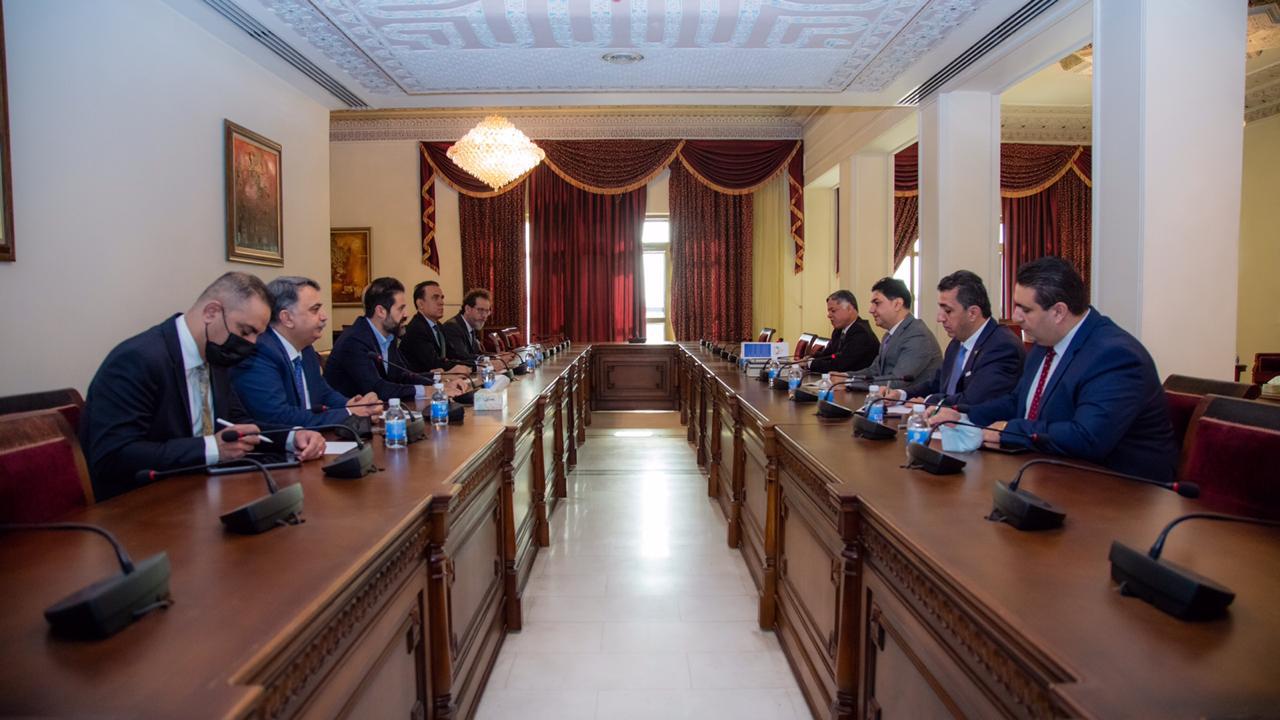 The delegation of Al-Rafidain Center for Dialogue RCD meets the Vice President of the Kurdistan Regional Government of Iraq in Baghdad